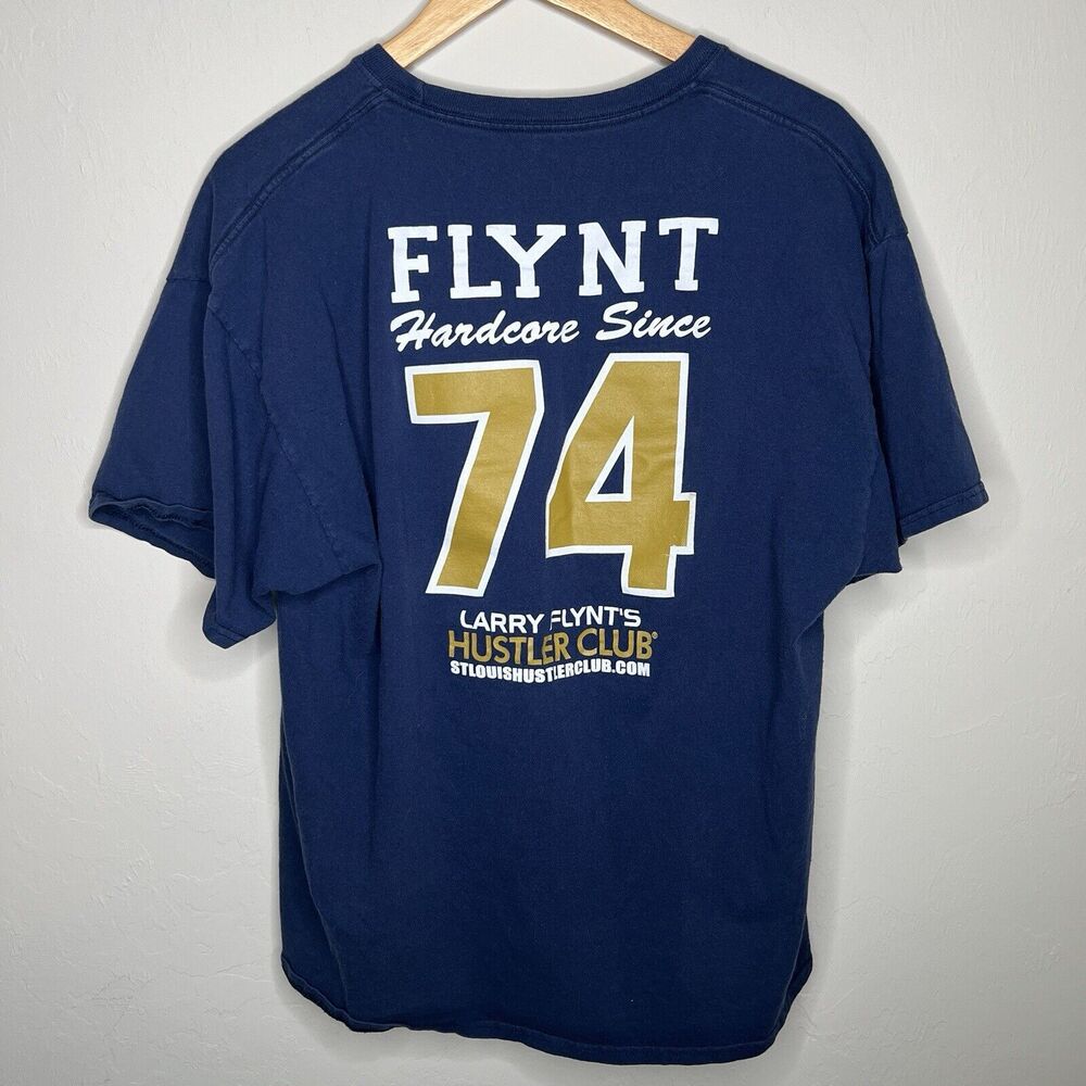 Larry Flynt's Hustler Club St. Louis Double-Sided T-Shirt Men's Size XL